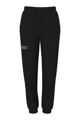 Pieces Cal&ccedil;a de moletom com estampa lateral preto
