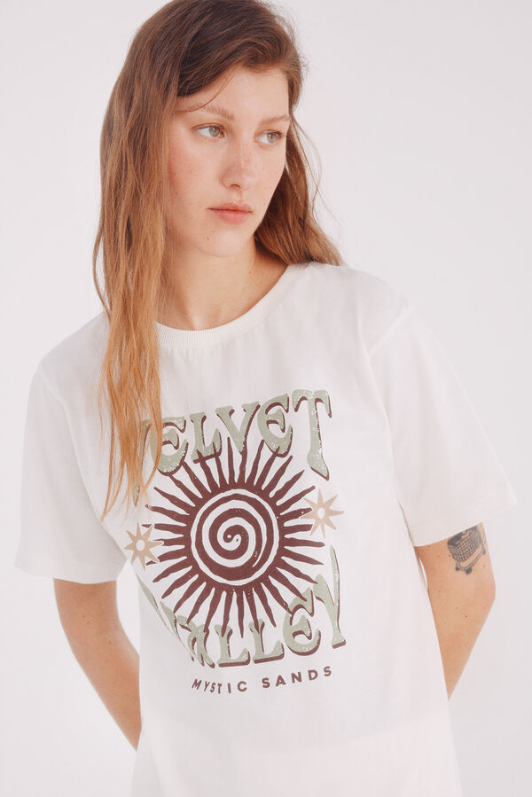 Springfield Majica Velvet Bež