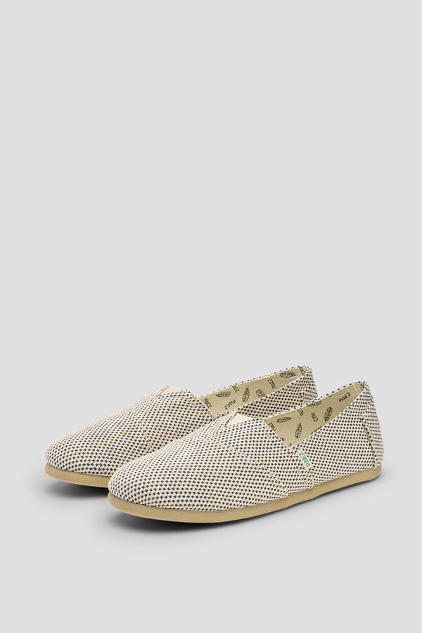 Springfield Blue Classic XL Panama espadrille print