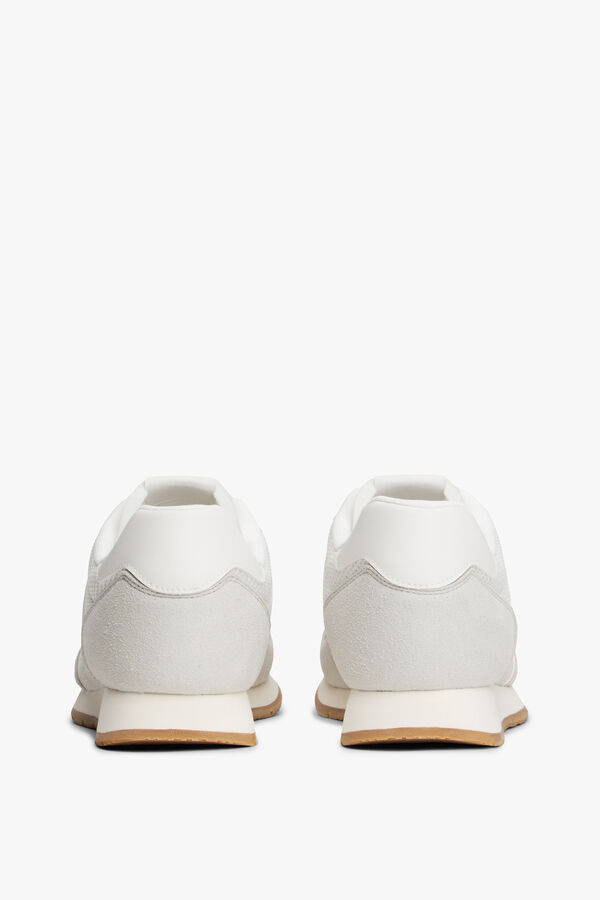 Tommy Jeans Zapatilla Tommy Jeans blanca con logo bandera blanco