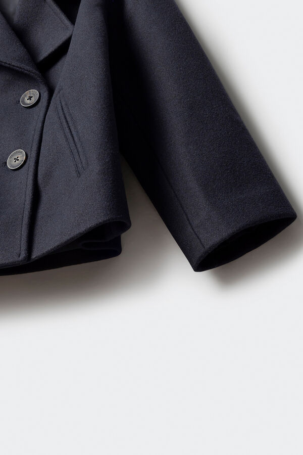 Springfield Kids Kratki platneni kaput za devojčicu Plava