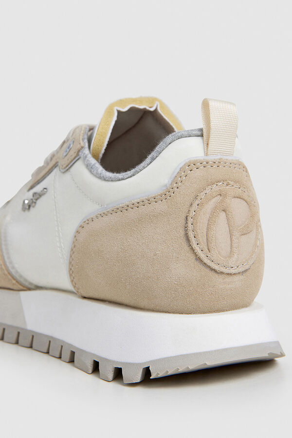 Pepe Jeans Sapatilhas Running Retro bege