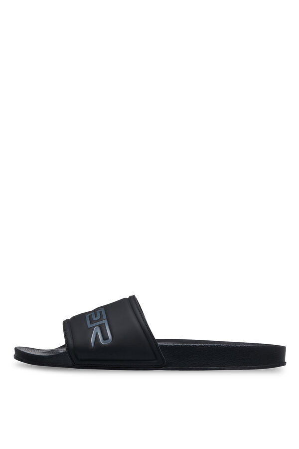 Quiksilver Chanclas con banda y logo negro