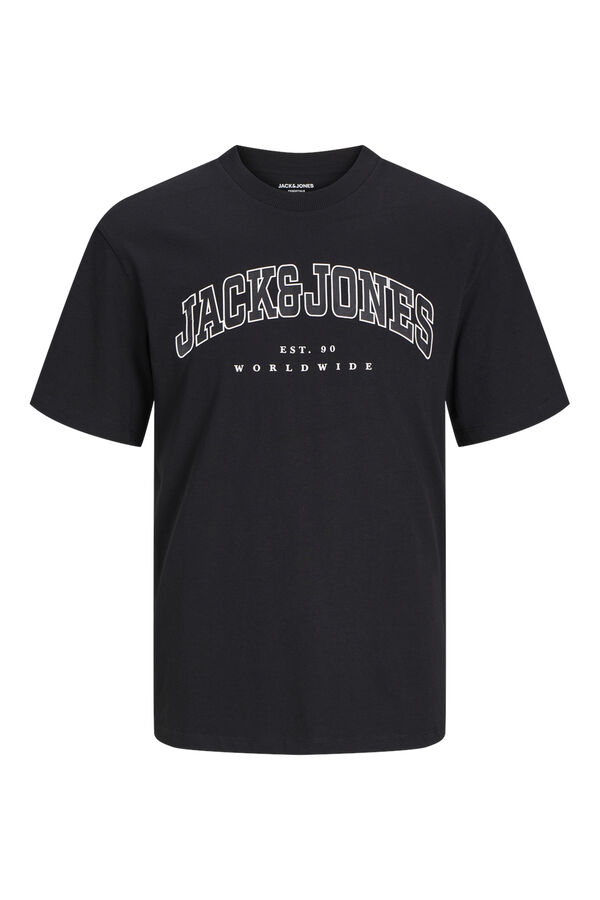 Jack & Jones Laza szab&aacute;s&uacute; p&oacute;l&oacute; fekete