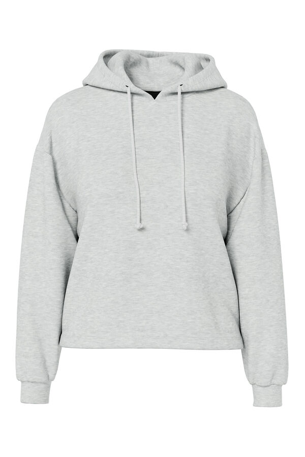Pieces Sudadera basica gris