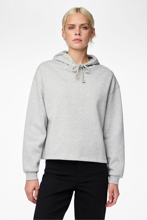 Pieces Sudadera basica gris