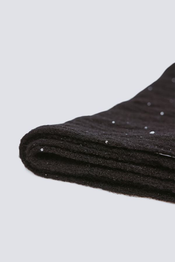 Springfield Sequin scarf black