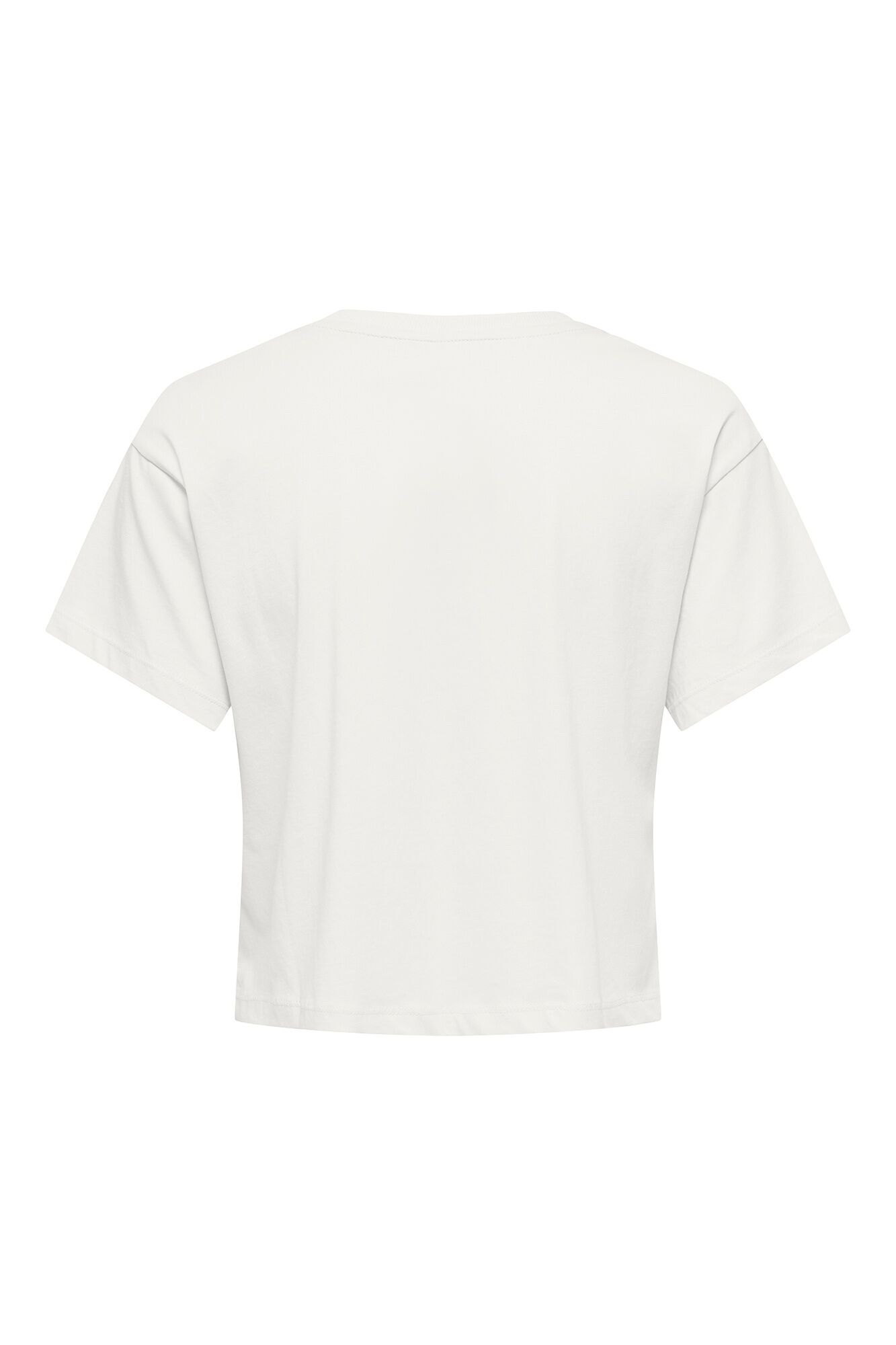 Only T-shirt crop de manga curta