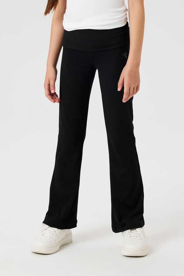 Name It Legging flare de ni&ntilde;a negro