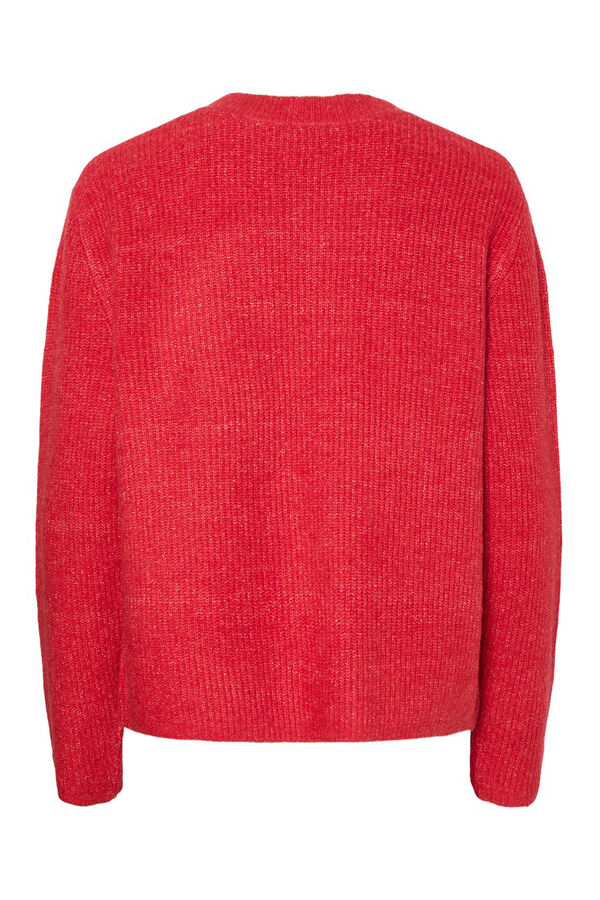 Pieces C&aacute;rdigan cierre lazada rojo