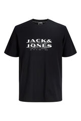 Jack & Jones Cotton short sleeve T-shirt noir