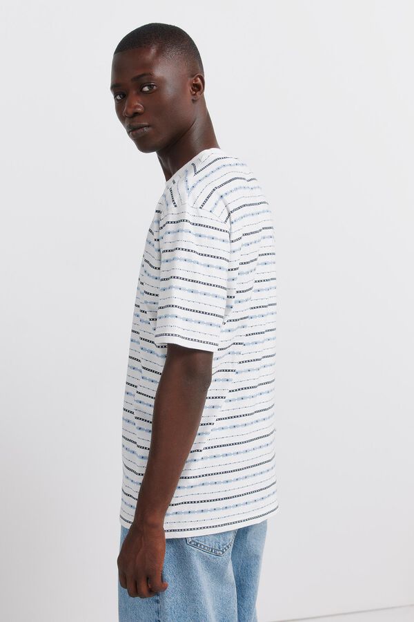 Springfield Osnovna majica Aop Bež