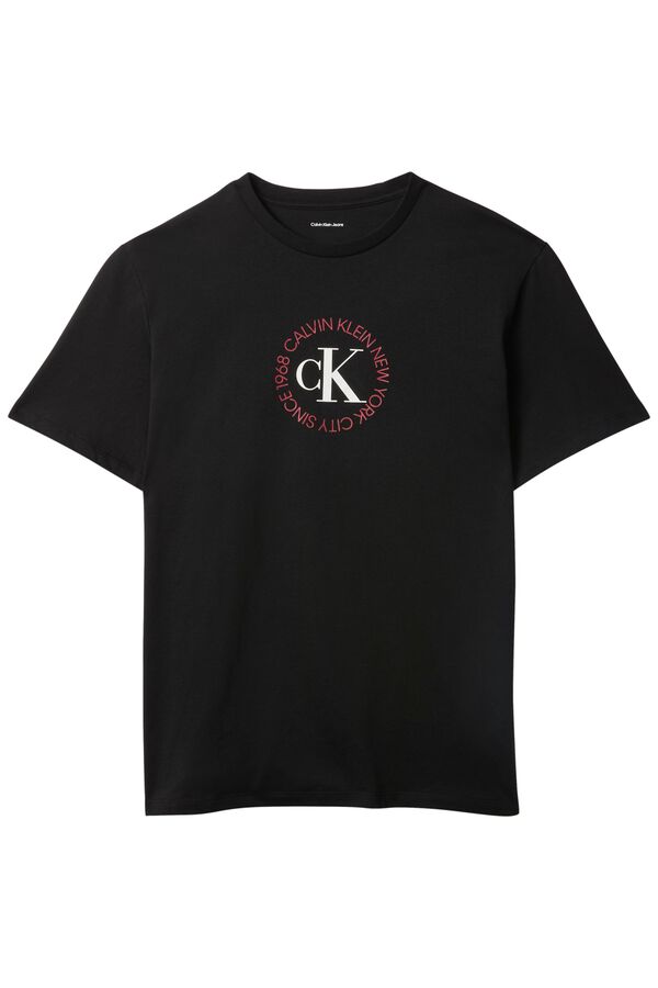 CK Jeans Camiseta easy fit negro
