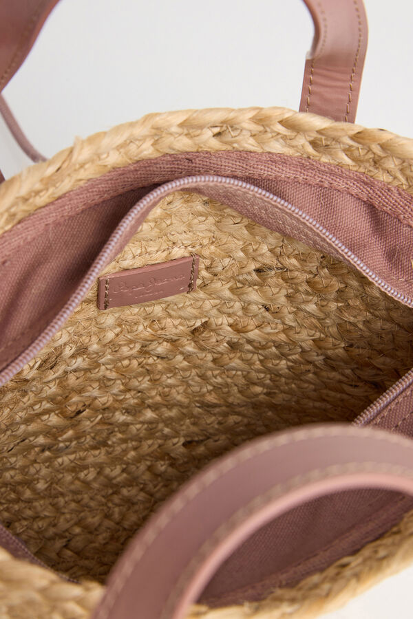Pepe Jeans Bolsa de Palha Doce Fiona rosa