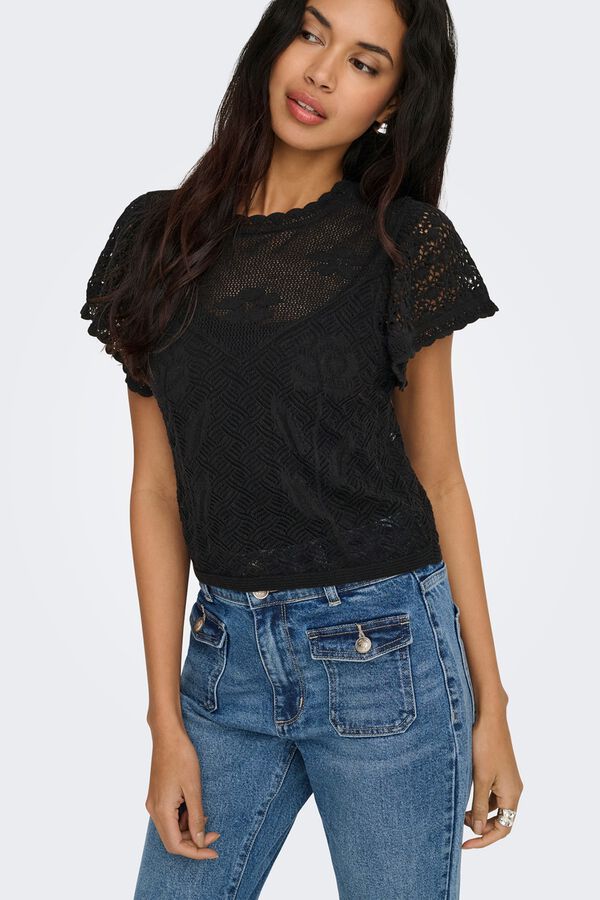 Only Top punto estructura negro