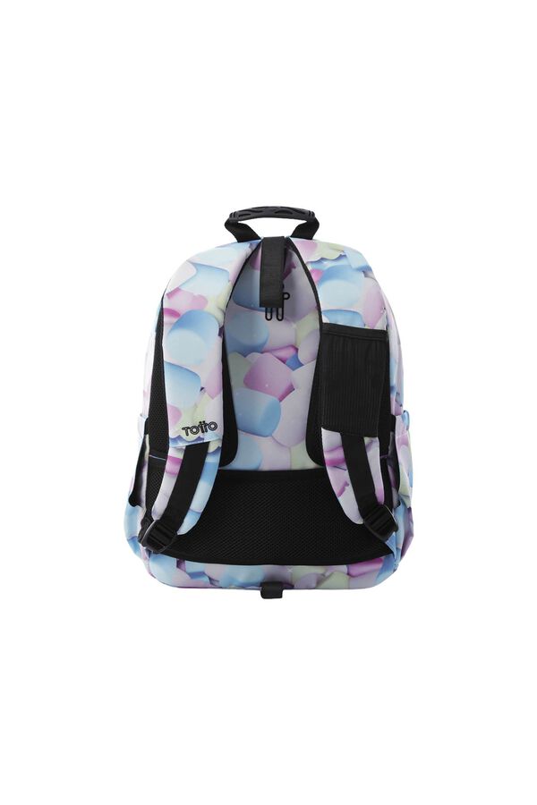 Totto Mochila Acuareles Glitter blanco