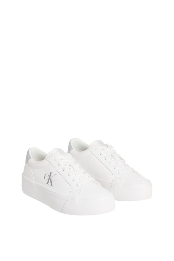 CK Jeans Sapatilhas de pele branco