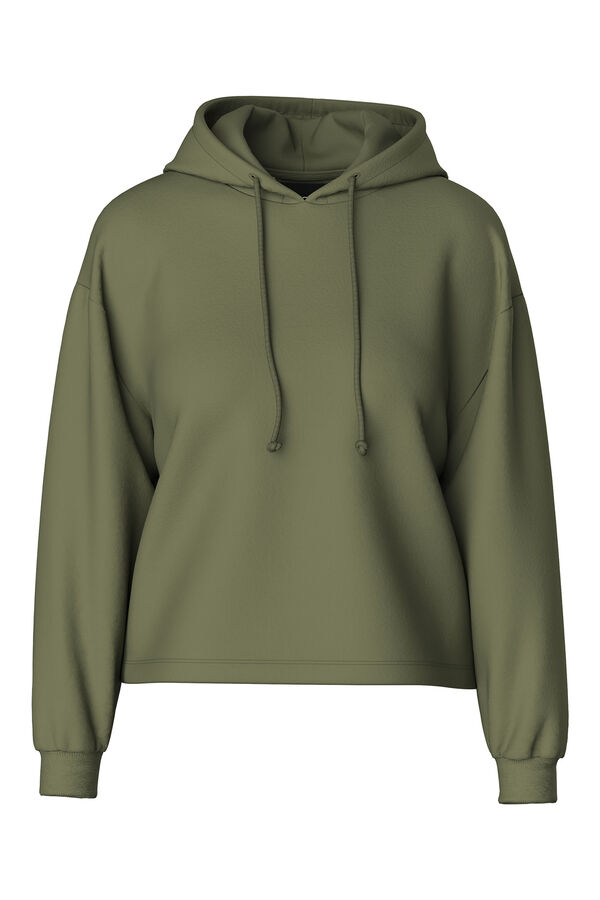 Pieces Sudadera basica verde