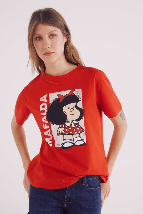 Springfield "Mafalda" T-shirt red