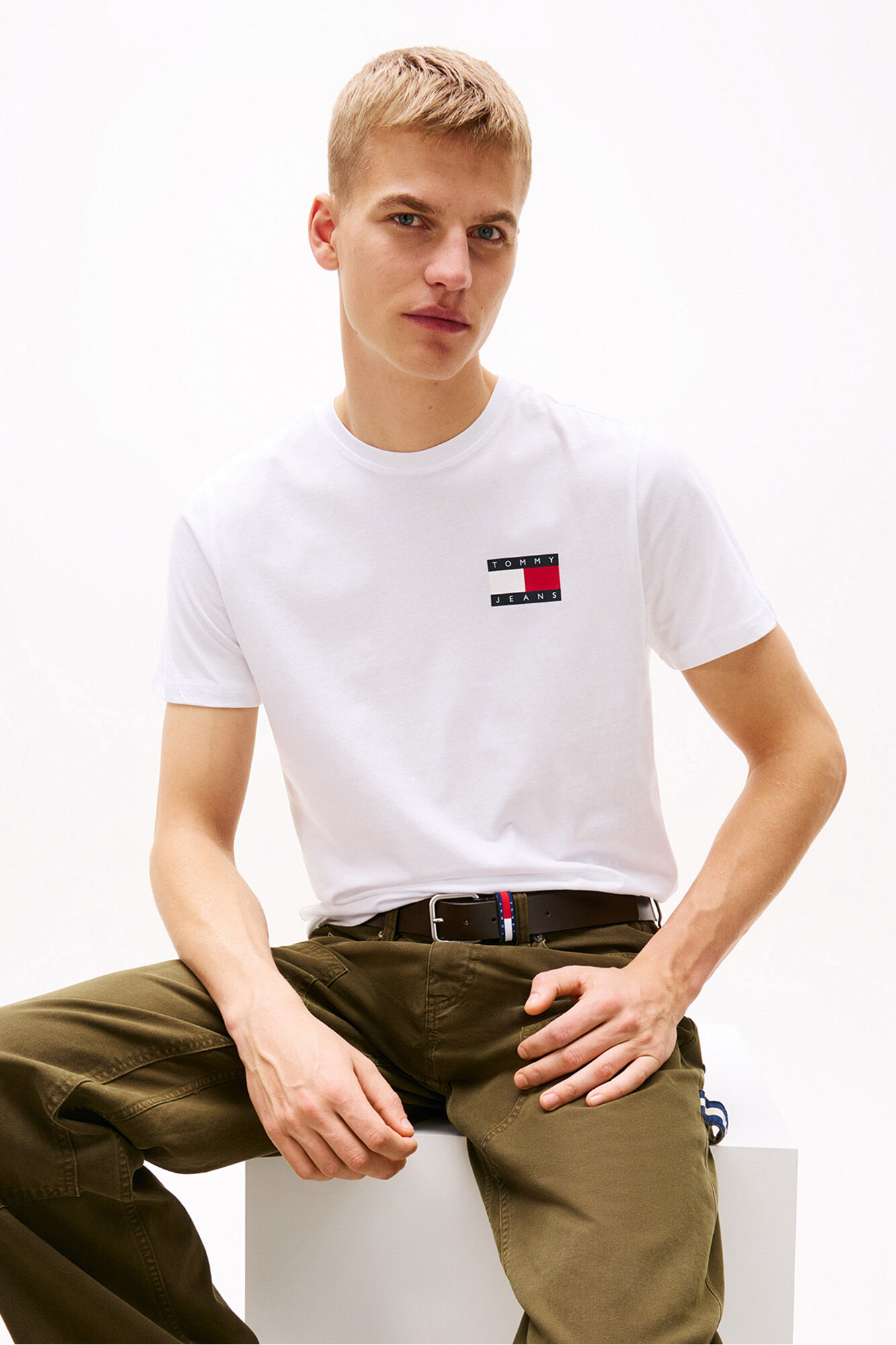Tommy Jeans Camiseta slim de manga corta