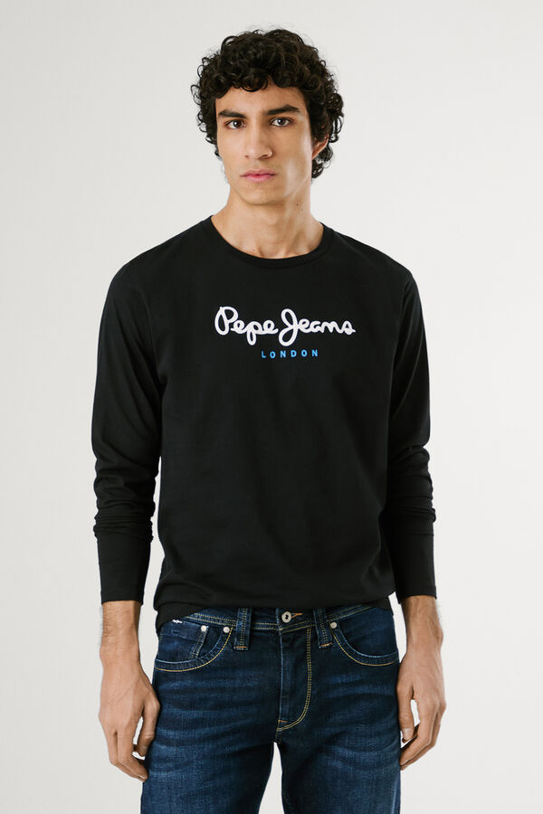 Pepe Jeans Camiseta manga larga negro