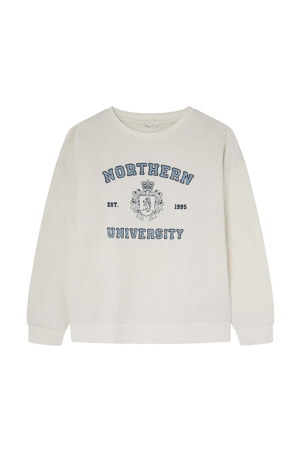Springfield Sweat "Universit&eacute; du Nord" marron