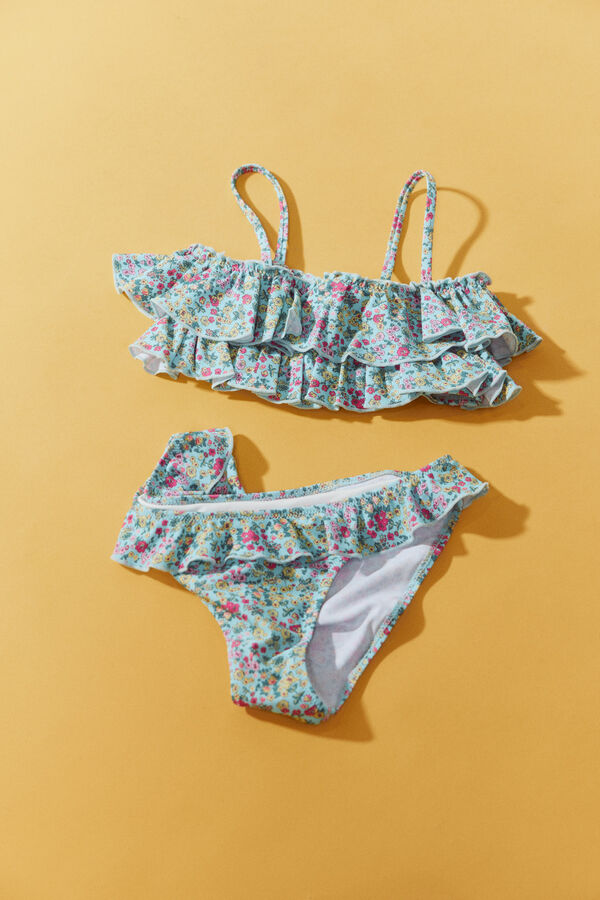Springfield Kids Bikini sa cvetnim dezenom za devojčice Zelena