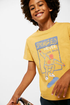 Springfield T-shirt skater menino camelo