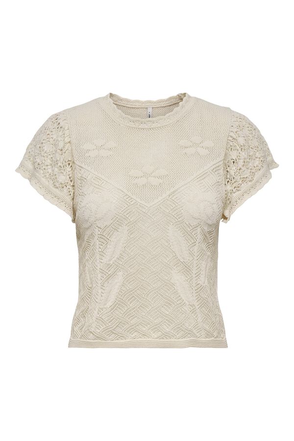 Only Top punto estructura beige