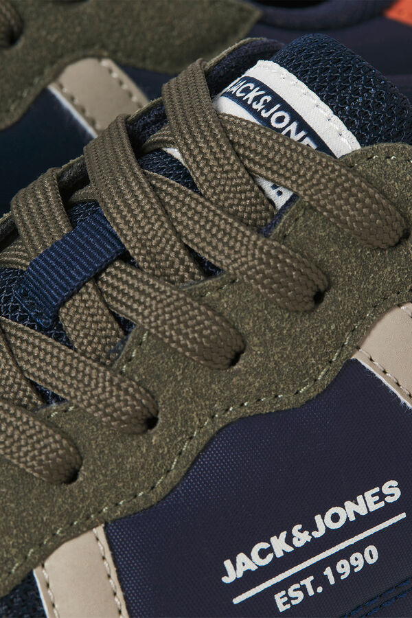 Jack & Jones Zapatillas deportivas tejido mesh verde