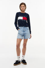 Tommy Jeans Jersey de cuello redondo azul