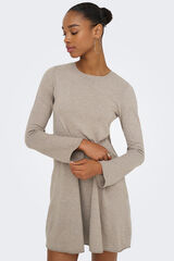 Only Short dress with long sleeve szürke