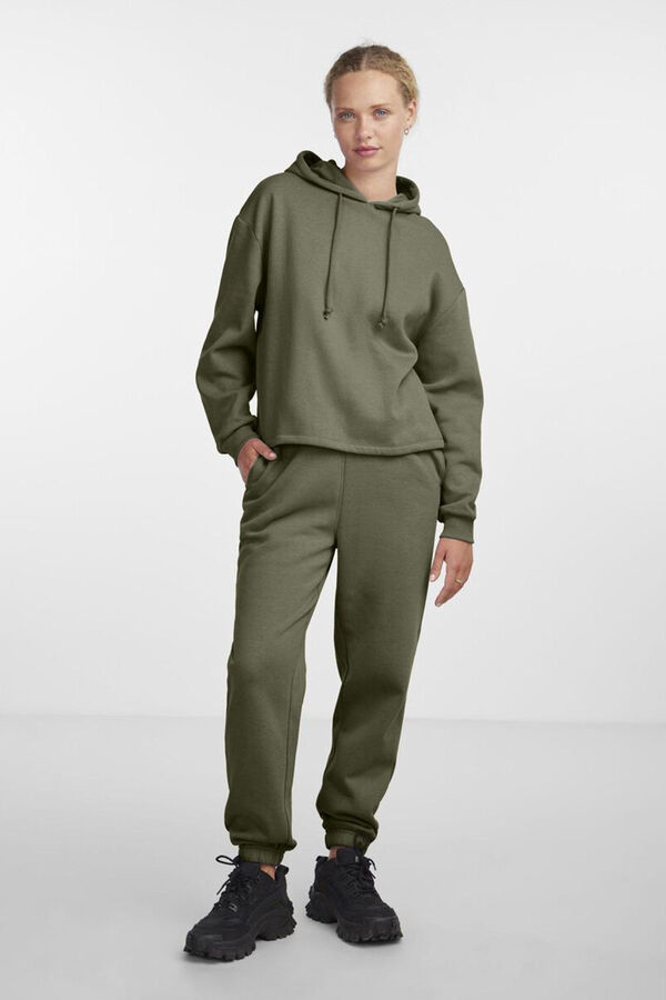 Springfield Sweatshirt with hood green