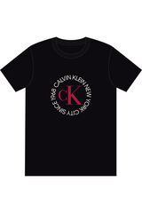 CK Jeans Camiseta easy fit negro