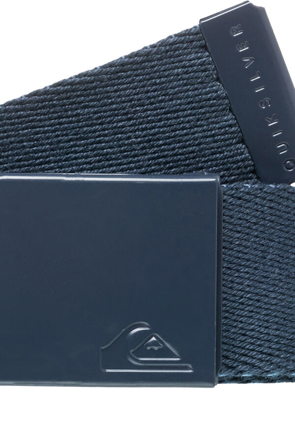 Quiksilver Cinto com fivela met&aacute;lica azul