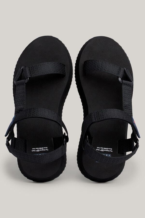 Springfield Black EVA Tommy Jeans Women sandal  black