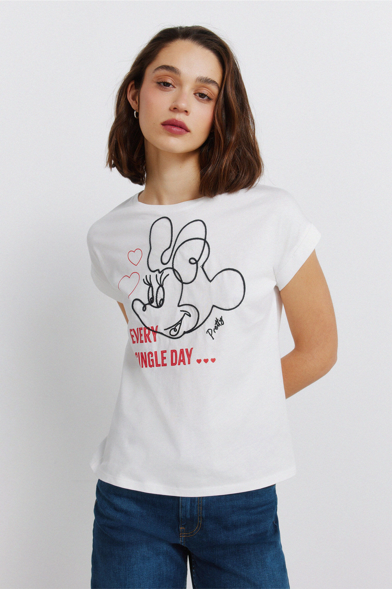 Springfield Camiseta manga corta disney