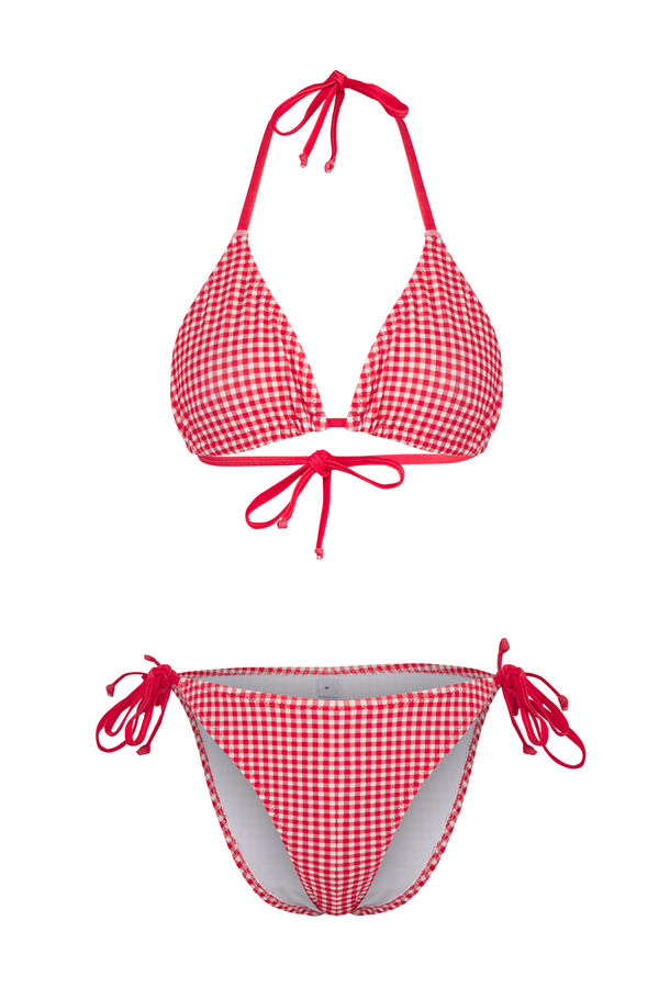Trendyol Bikini estampado de cuadros estampado