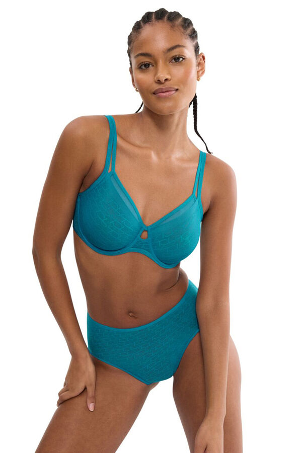 Triumph Sujetador reductor con aro turquesa