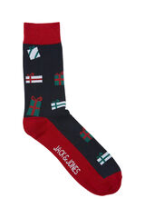 Jack & Jones Calcetines estampados navide&ntilde;os azul