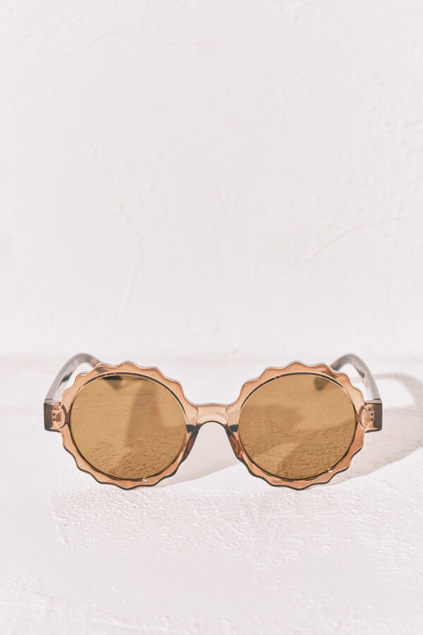 Women'secret Lunettes de soleil avec &eacute;tui imprim&eacute; nude