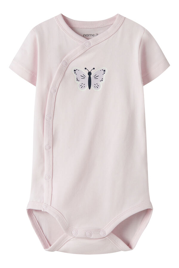 Name it Baby opening bodysuit pink