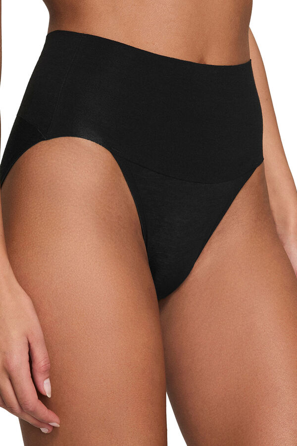 Spanx Braga alta moldeadora invisible algod&oacute;n negro