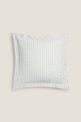 Womensecret Gingham cotton cushion cover kék