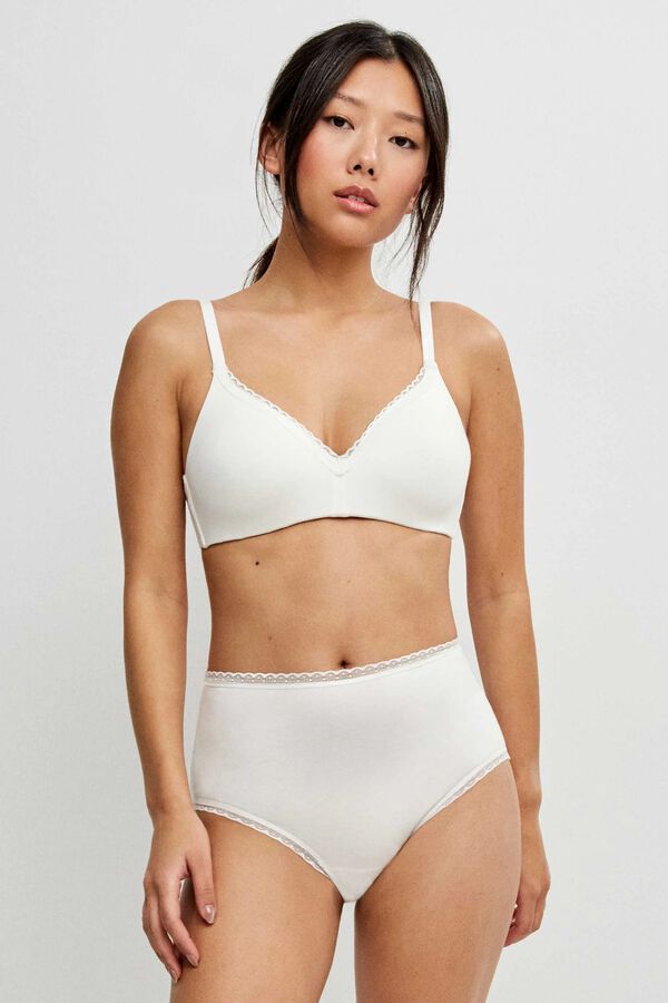 Gisela High-waisted panty white