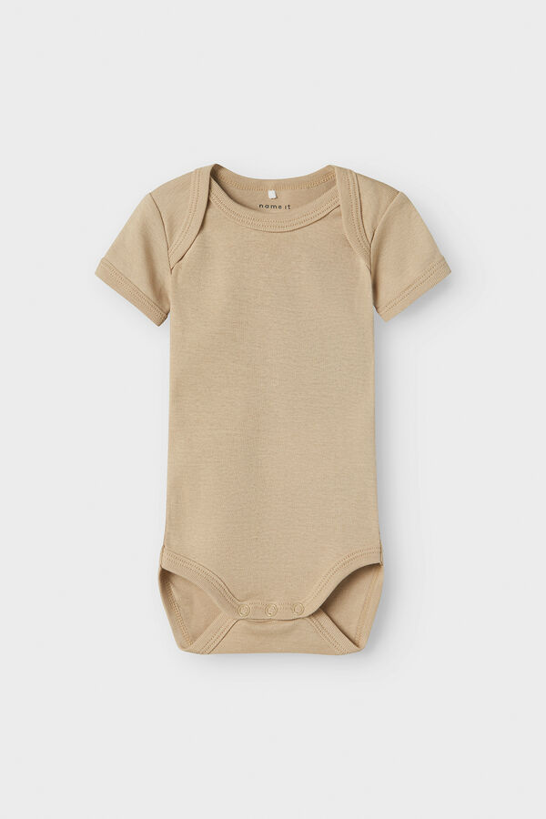 Name it Pack of 3 printed baby bodysuits white