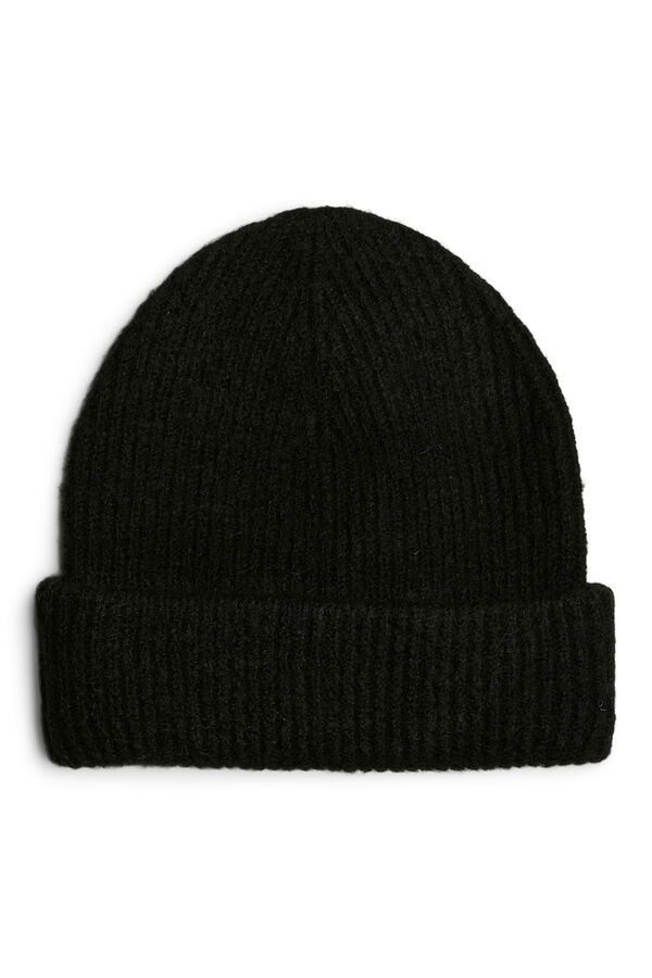 Pieces Gorro de punto negro