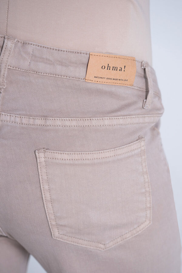 Ohma! Maternity straight jeans brown