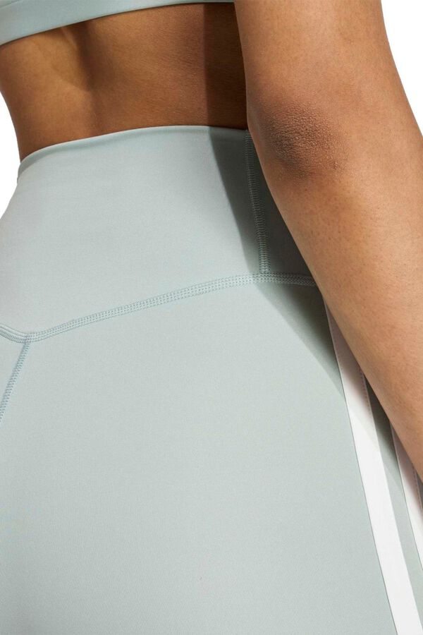 Adidas Mallas cortas Optime 3 bandas verde