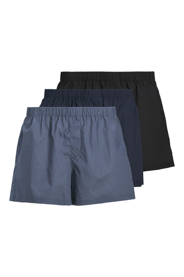 Jack & Jones Pack of 3 cotton boxers blue